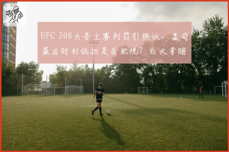 UFC 308头条主赛判罚引热议,盖奇最后时刻低扫是否犯规?白大拿暗示将修改规则